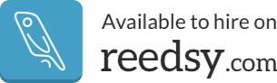 Reedsy logo. Available to hire on Reedsy.